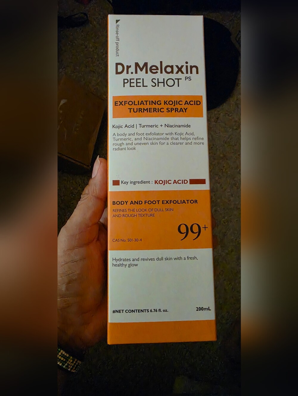 Dr. Melaxin Kojic Acid And Tumeric Peel Shot